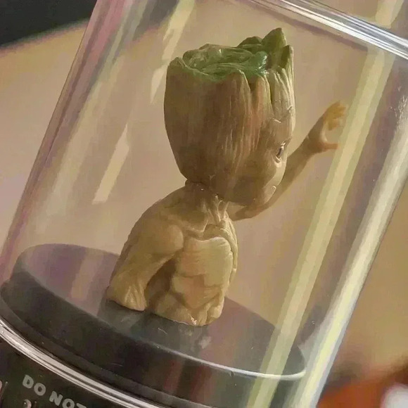 Collectible MANDALORIAN| Baby Yoda & Groot PODZ TOPPER Set of 3 Excellent - Picture 12 of 15